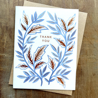 "Thank You" Foil Stamped Cards, FL14