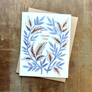 "Thank You" Foil Stamped Cards, FL14
