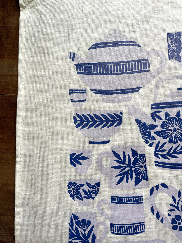 Inky Blue Patchwork Tea Towel Bundle