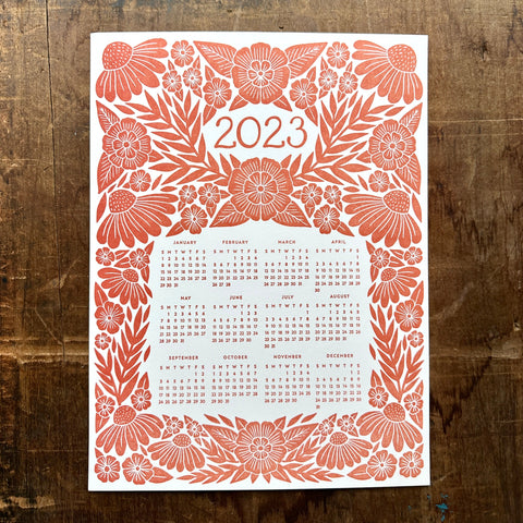 2023 Letterpress Calendar - LPC23