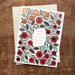 "Wishing You a Very Merry Holiday Season," Holiday Card