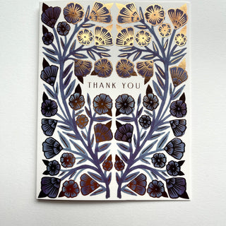 "Thank You," Foil Stamped Cards, FL50