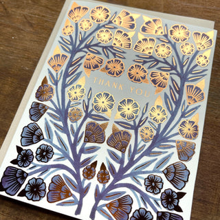 "Thank You," Foil Stamped Cards, FL50