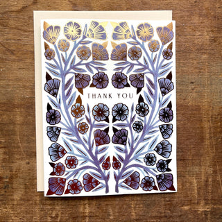 "Thank You," Foil Stamped Cards, FL50