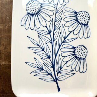 Hand Painted Ceramic Tray - No. 2828