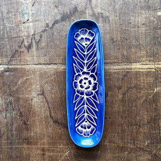 Hand Painted Ceramic Dish - No. 1882