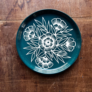 Hand Painted Ceramic Plate - No. 1894