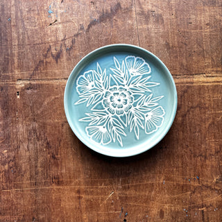Hand Painted Ceramic Plate - No. 1896