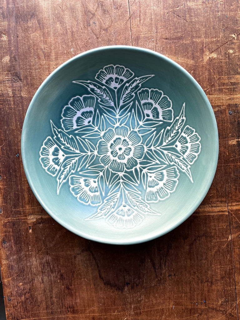 Hand Painted Ceramic Bowl - No. 1900