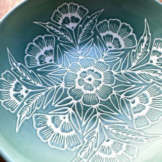 Hand Painted Ceramic Bowl - No. 1900