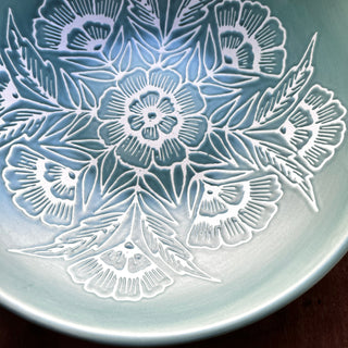 Hand Painted Ceramic Bowl - No. 1900