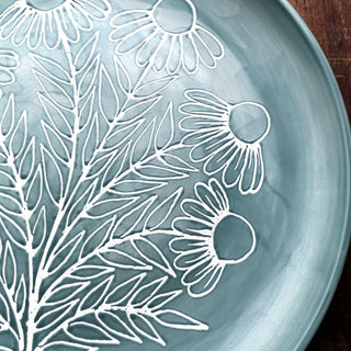 Hand Painted Large Ceramic Platter - No. 1913