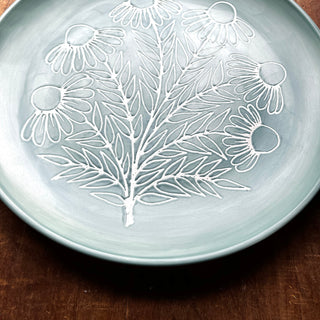 Hand Painted Large Ceramic Platter - No. 1913