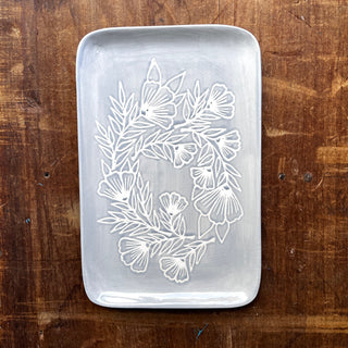 Hand Painted Ceramic Tray - No. 1922