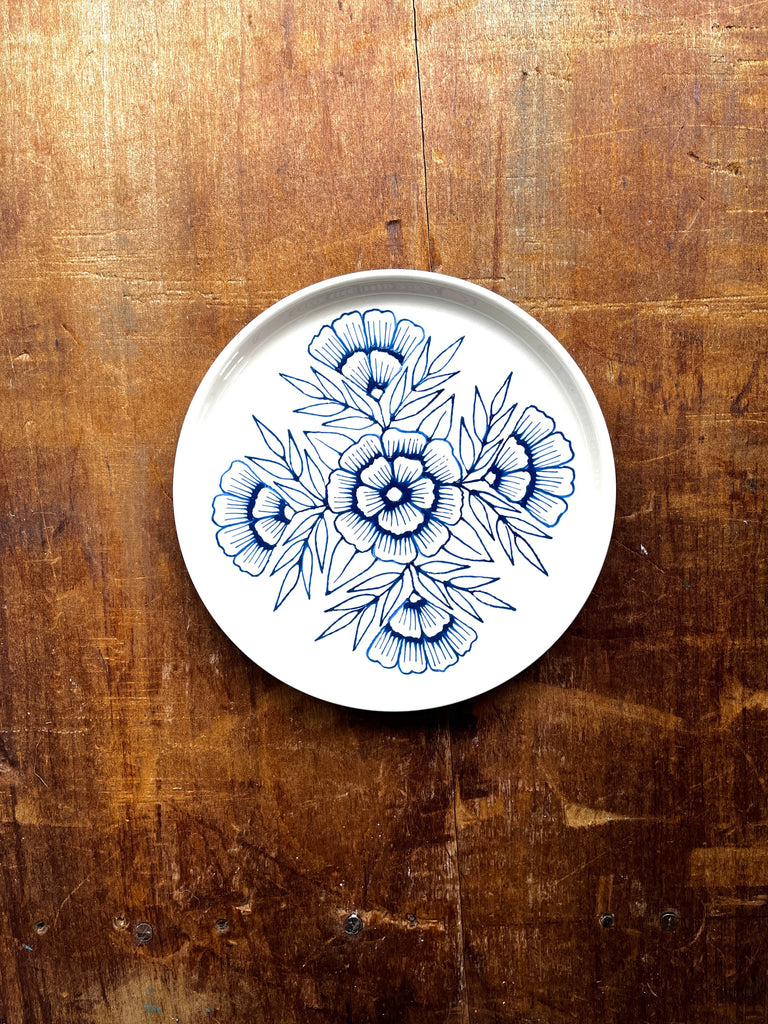 Hand Painted Ceramic Plate - No. 1933