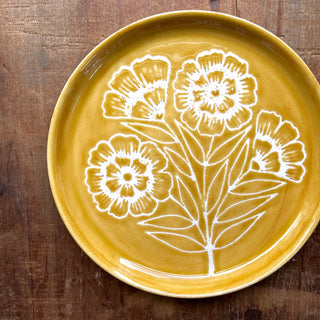 Hand Painted Ceramic Plate - No. 1937