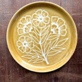 Hand Painted Ceramic Plate - No. 1942