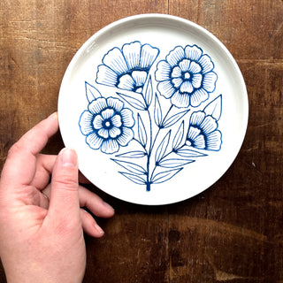 Hand Painted Ceramic Plate - No. 1943