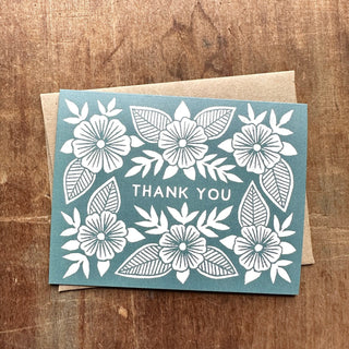 "Thank You," Offset Printed Card, OP09