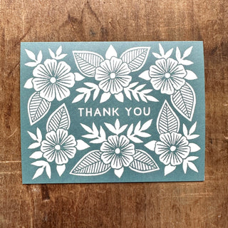 "Thank You," Offset Printed Card, OP09