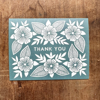 "Thank You," Offset Printed Card, OP09