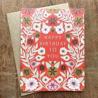 "Happy Birthday To You," Offset Printed Card, OP03