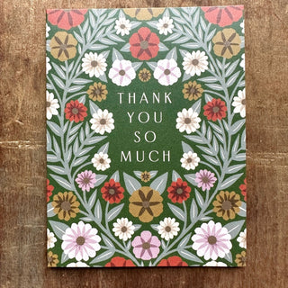 "Thank You So Much," Offset Printed Card, OP15