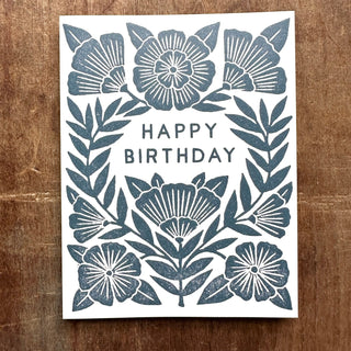 "Happy Birthday," Greeting Card