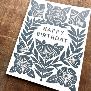 "Happy Birthday" Offset Printed Card, OP04