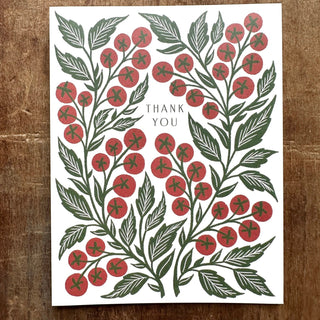 "Thank You," Offset Printed Card, OP12