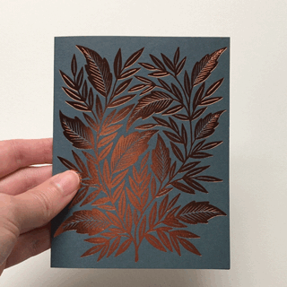 Foil Stamped Cards, FL31